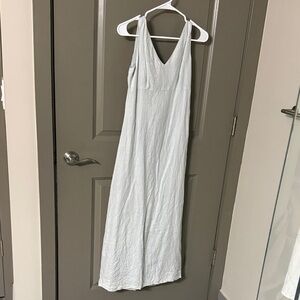 Elegant Baby Blue Maxi Dress